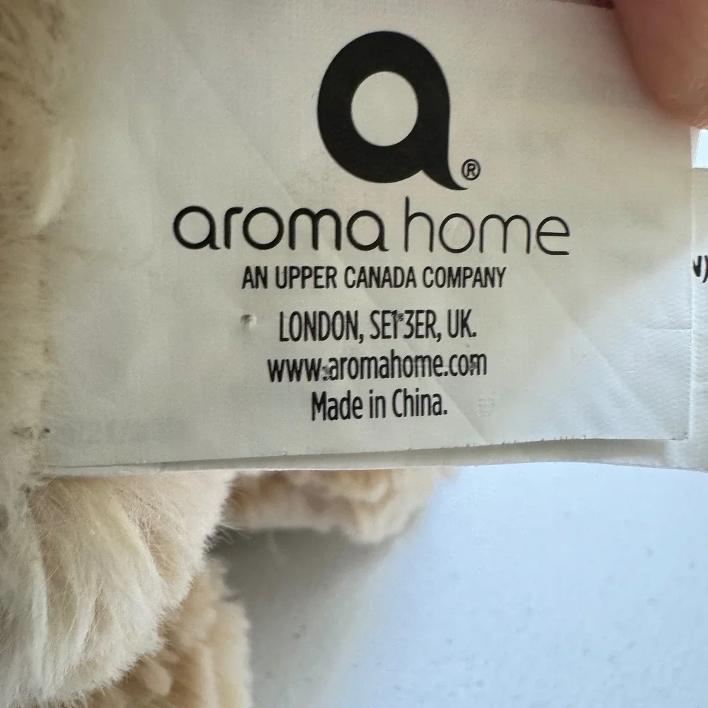 Aroma Home Plush foldable Dog pillow Heatable Microwaveable Comfort Toy Beads‎